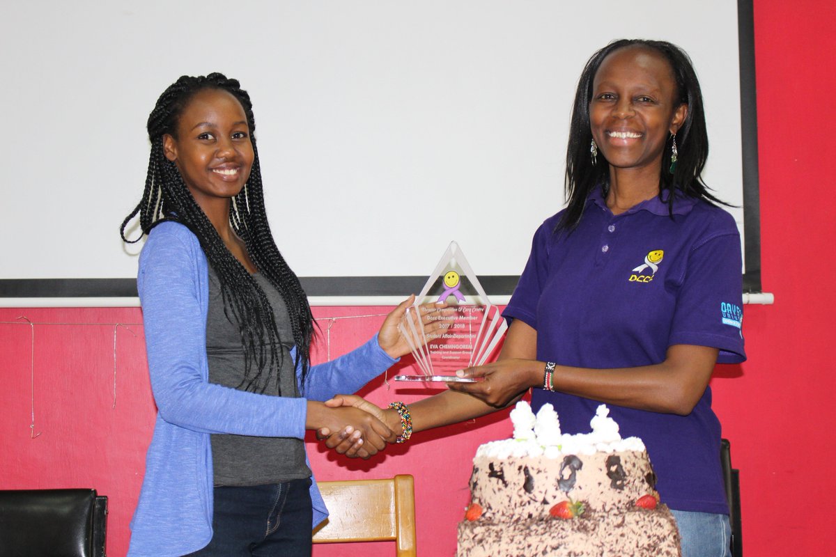 DaystarUni's tweet photo. Daystar Compassion and Care Centre (DCCC) handover party. Outgoing leaders awarded for their exemplary performance in the past one year. https://t.co/nSUcaWXB6K