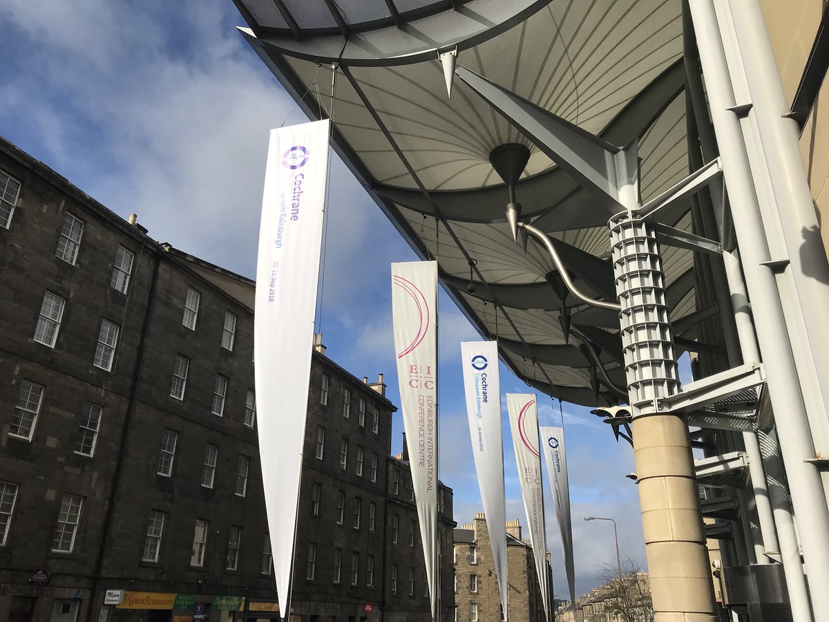 CraigWRobbinsMD's tweet photo. Great presentation by @mgtmccartney at the opening keynote session of Cochrane Colloquium 2018 #CochraneForAll @cochranecollab https://t.co/brFYDwIV7f