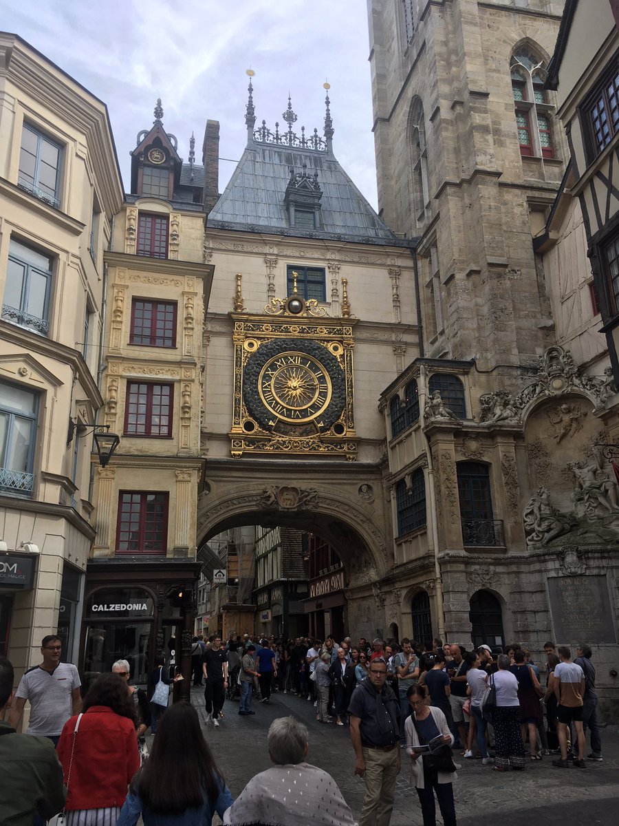 KarenPJ's tweet photo. Exploring #Rouen today on a river cruise down the Seine with @Shearings and A Rosa with @MadsRoastPR and it's beautiful! #lovecruise #normandy #france #cruiserati https://t.co/j9qGTMaeYa