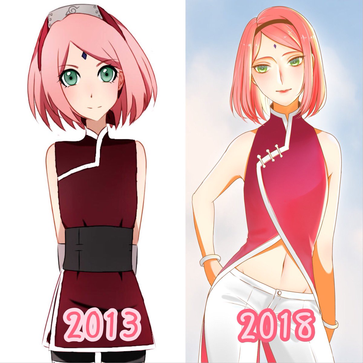 Minghan Art Evolution Naruto Boruto 春野サクラ うちはサクラ サクラ ボルト ナルト