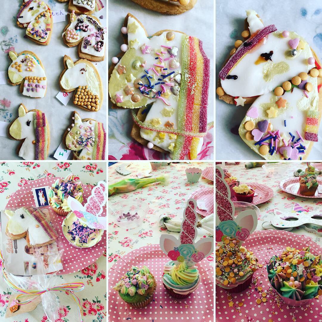 bakerbe07's tweet photo. Unicorns galore this morning at Gracie’s party. What a brilliant job they did. #unicorn #kidscookeryparty https://t.co/UTSS2z6JOK