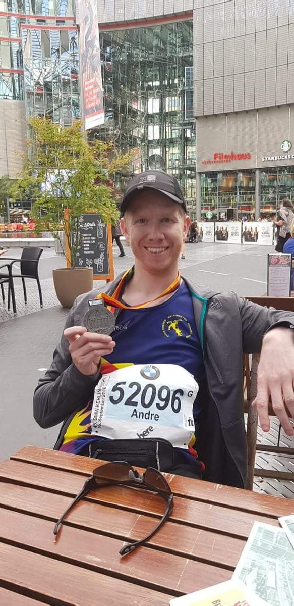 Andre Bright completed the Berlin marathon i 4 hours 48 minutes in tough conditions. Well done Andre, Da iawn Andre #looksgoodinblue #Berlin42 #goatabroad 🐐🐐🐐🇩🇪🇩🇪🇩🇪🏴󠁧󠁢󠁷󠁬󠁳󠁿🏴󠁧󠁢󠁷󠁬󠁳󠁿🏴󠁧󠁢󠁷󠁬󠁳󠁿