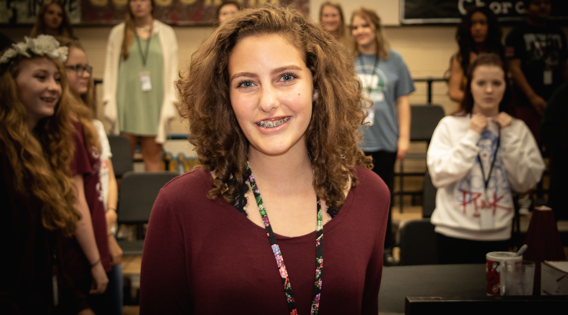 Sophia Sereni, <a href="/CreekWildcats/">Clear Creek Wildcats</a> junior, is a fighter &amp; a survivor. She can now celebrate her victory over cancer! You can watch her tomorrow night as she sings the National Anthem at the <a href="/astros/">Houston Astros</a> game. Read more on her story: goo.gl/oDWz7H #ChildhoodCancerAwarenessMonth