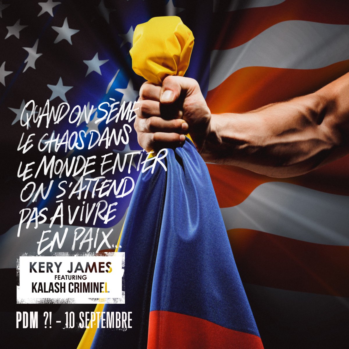 KeryJames's tweet photo. J'suis toujours pas là pour leur dire c'qu'ils veulent entendre !
➖
🎥 Clip : https://t.co/es4rMeQym7
🎧 Single : https://t.co/PpI8yL266Y
📀 Album : 9 Novembre
🎤 Concert @Zenith_Paris : 8 Décembre
📆 Tournée à partir du 10 Novembre : https://t.co/iYMhftRr7P
📸 © Koria https://t.co/Qt3Hqv7oV9