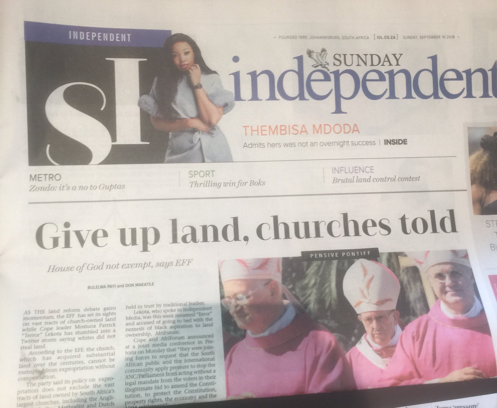 Blacks in South Africa Say They Can’t Wait to Steal White Lands - Pagina 2 DnOG3dSWsAIdhEV