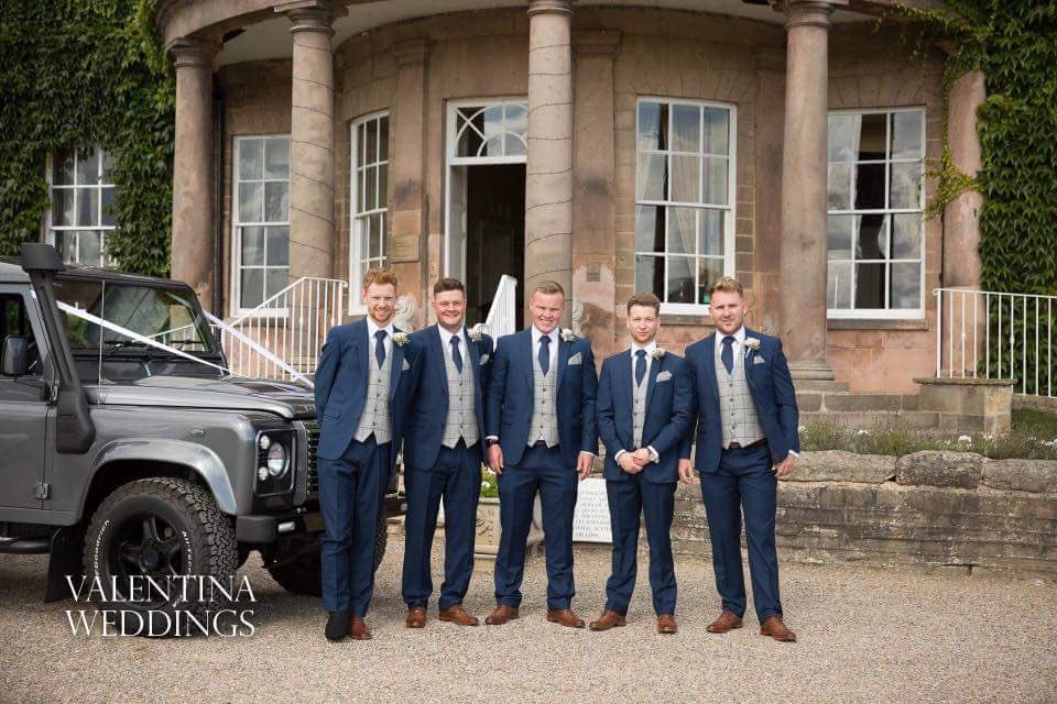 YorkshireVH's tweet photo. An absolute pleasure driving Jack &amp; his Groomsmen in our @Twisted_Auto Defender from Holmfirth to @WoodHallHotel Wetherby 🎩

Congratulations to Jack &amp; Hannah - Mr &amp; Mrs Bryson 🥂

Photos:@ValentinaWeddin 📷 

#TwistedDefender #LandRoverDefender #DefenderWedding #YorkshireWedding https://t.co/y4PxDjz6qu