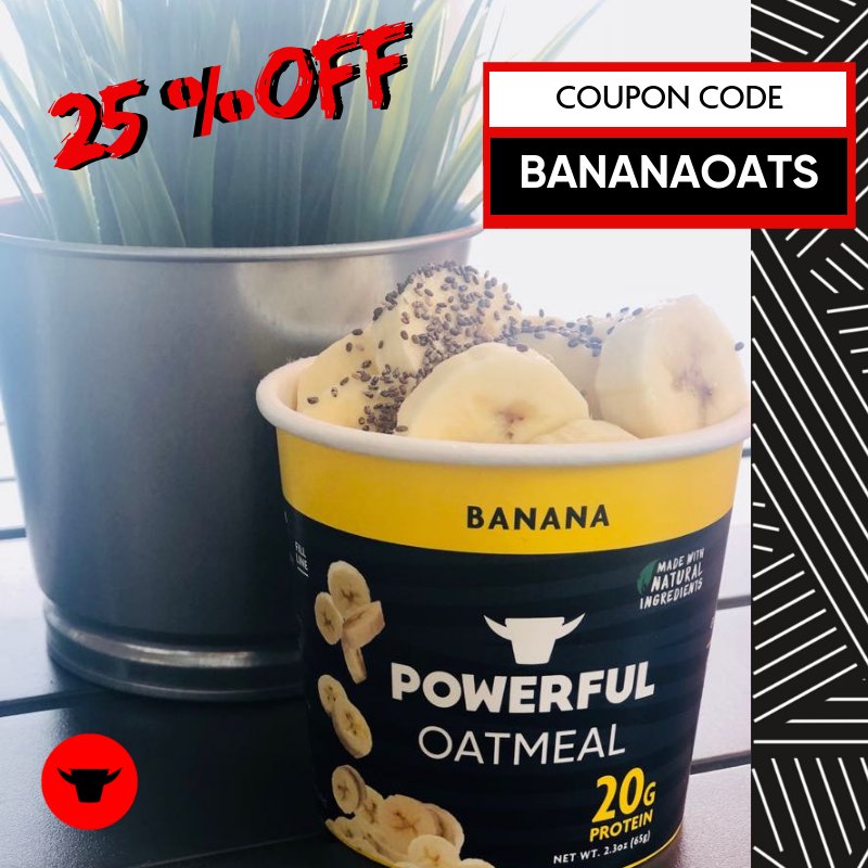 PowerfulFoods's tweet photo. OATMEAL DEAL 🚨 Visit https://t.co/n72r416TIL and use coupon code BANANAOATS when purchasing banana oatmeal. Valid through 9/30/18.
#PowerfulOatmeal #HealthyEating #LivePowerful #oatmeal https://t.co/4G1s0UZ6Pp