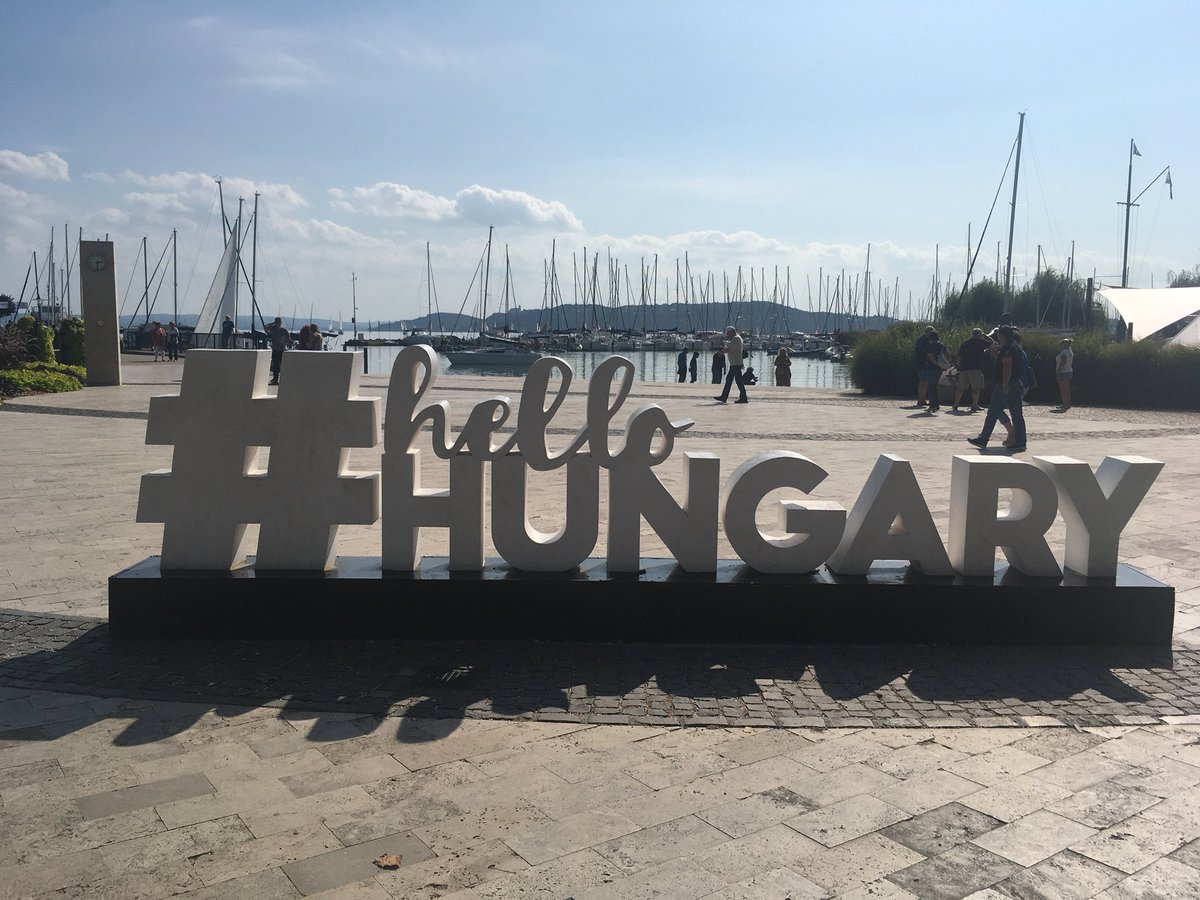 Who doesn’t love a big hashtag on a sunny day #hellohungary