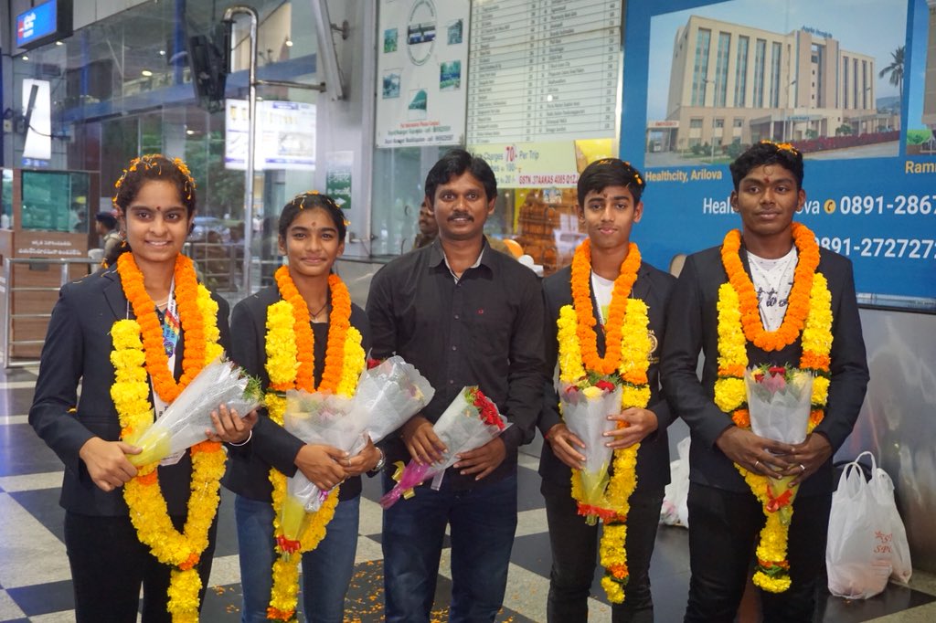 simu4skate's tweet photo. My students achieved silver and bronze medal in18th asain roller skating championships 2018 South Korea
 @SriVijayaNagesh https://t.co/n9l2uO8x8a