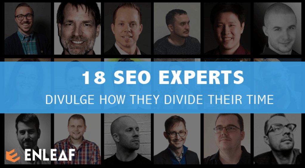 SmartVariant's tweet image. 18 #SEO experts divulge how they divide their time | @Enleaf buff.ly/2AEFi4a