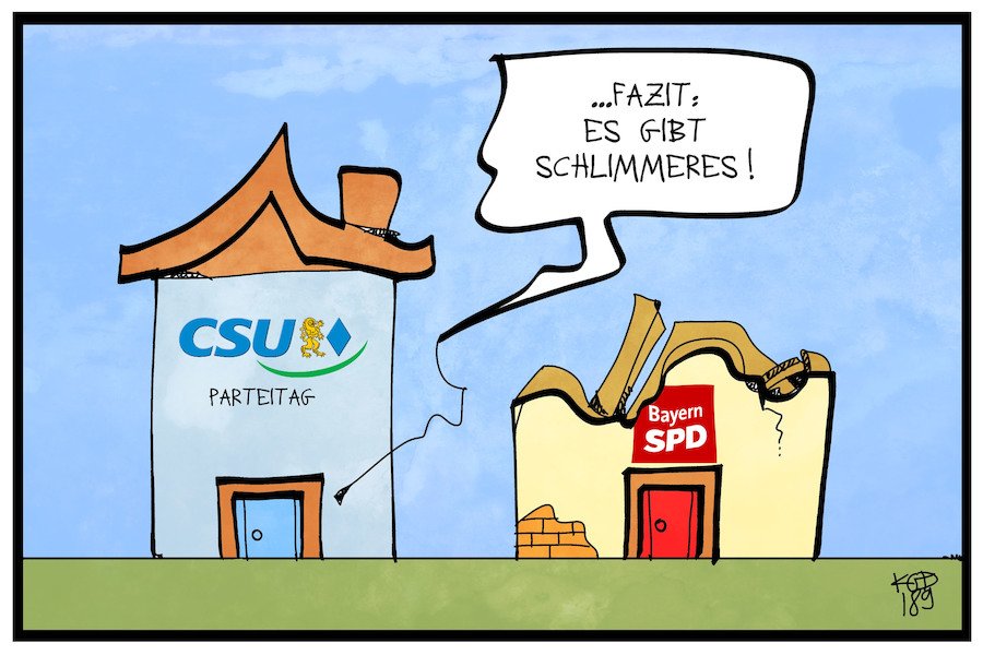 ErnstvAll's tweet photo. #CSU vor der #Landtagswahl
#csupt18 #ltwby
(Cartoon Kostas Koufogiorgos) https://t.co/I540Eog7sX