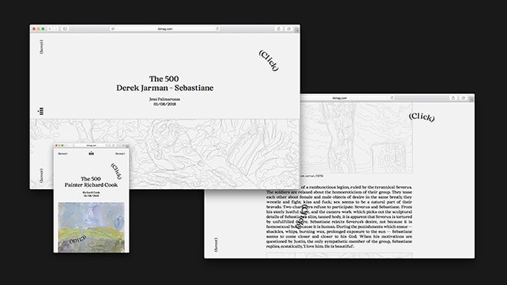 itsnicethat's tweet photo. Studio Hyte's identity for @iiiimagazine is a masterclass in interactive web design done right > https://t.co/iLko3JEqgC https://t.co/fdliMnS2dr