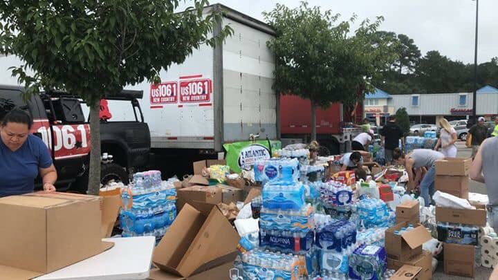 You guys rocks! We now have a 3rd semi-truck we are filling for the food bank in North Carolina. #HamptonRoadsHelp #PimpinJoy <a href="/US1061/">US106.1</a> <a href="/bobbybonesshow/">Bobby Bones Show</a> <a href="/WAVY_News/">WAVY TV 10</a> <a href="/WTKR3/">WTKR News 3</a> <a href="/13NewsNow/">13News Now</a>