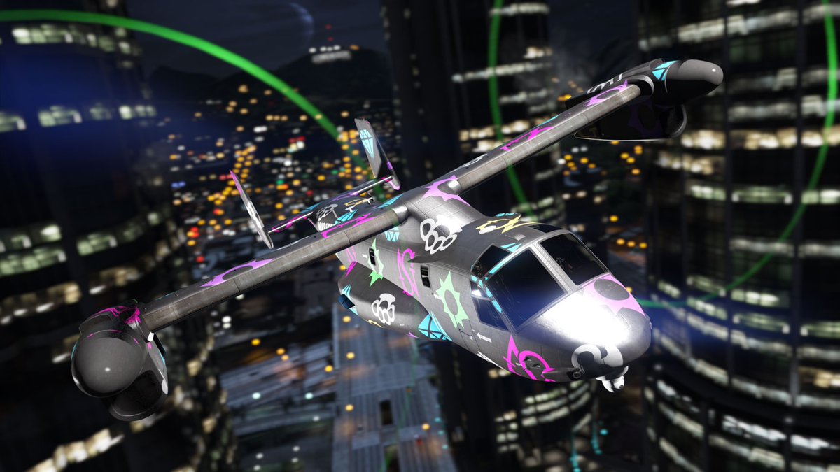 RockstarGames's tweet photo. Collect the Gefängnis T-Shirt &amp; the Sessanta Nove Multi-Color Livery for the Mammoth Avenger 
By logging in to #GTAOnline either today or tomorrow
Details: https://t.co/5nwZFpkMLh https://t.co/6v3aShyT6r