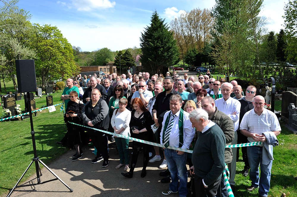 They turned out in their numbers for one of their own. #TommyBurns