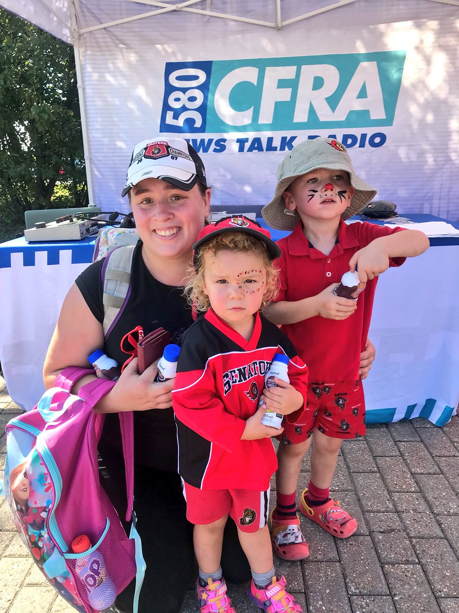 CFRAOttawa's tweet photo. We are loving the @Senators spirit here today at the CTC #SensFanFest https://t.co/BKBhlVnsOH