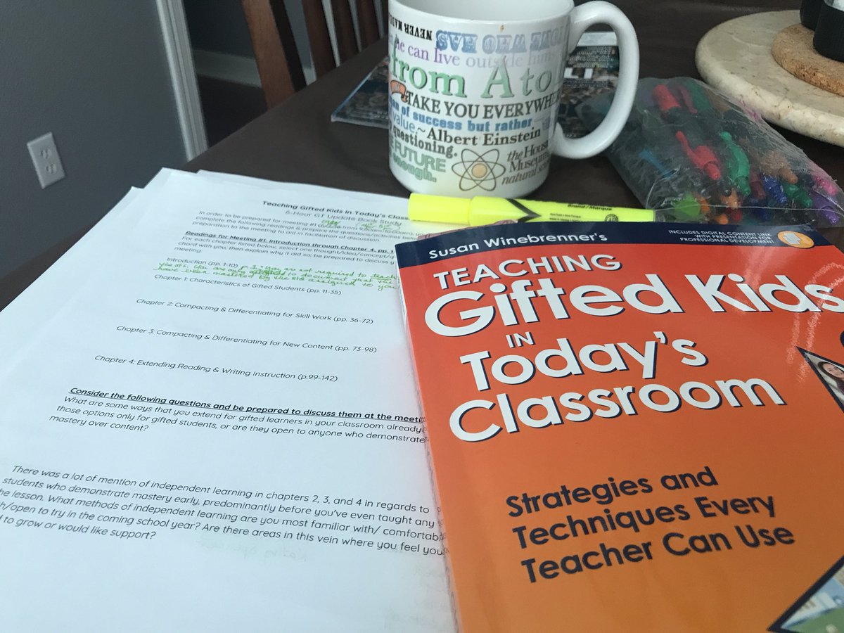 MrsRogersGT's tweet image. Re-reading before book study with teachers this Thursday. #readingformeaning on a Sunday morning with #flairpens and #ChaiTea