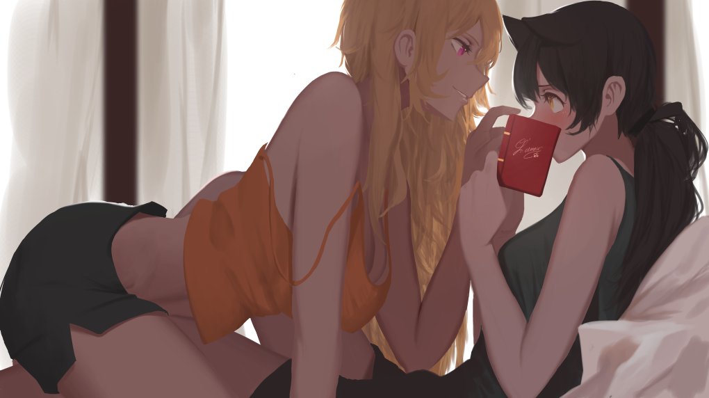"..oh wait...you thought I could only use my semblance for fighting? Heh...lemme tell ya kitten you're in for a rough mornin' so you better put down that book because it's not gonna protect that pretty lil mouth of yours for much longer darling~" 
#SeductiveSunday
