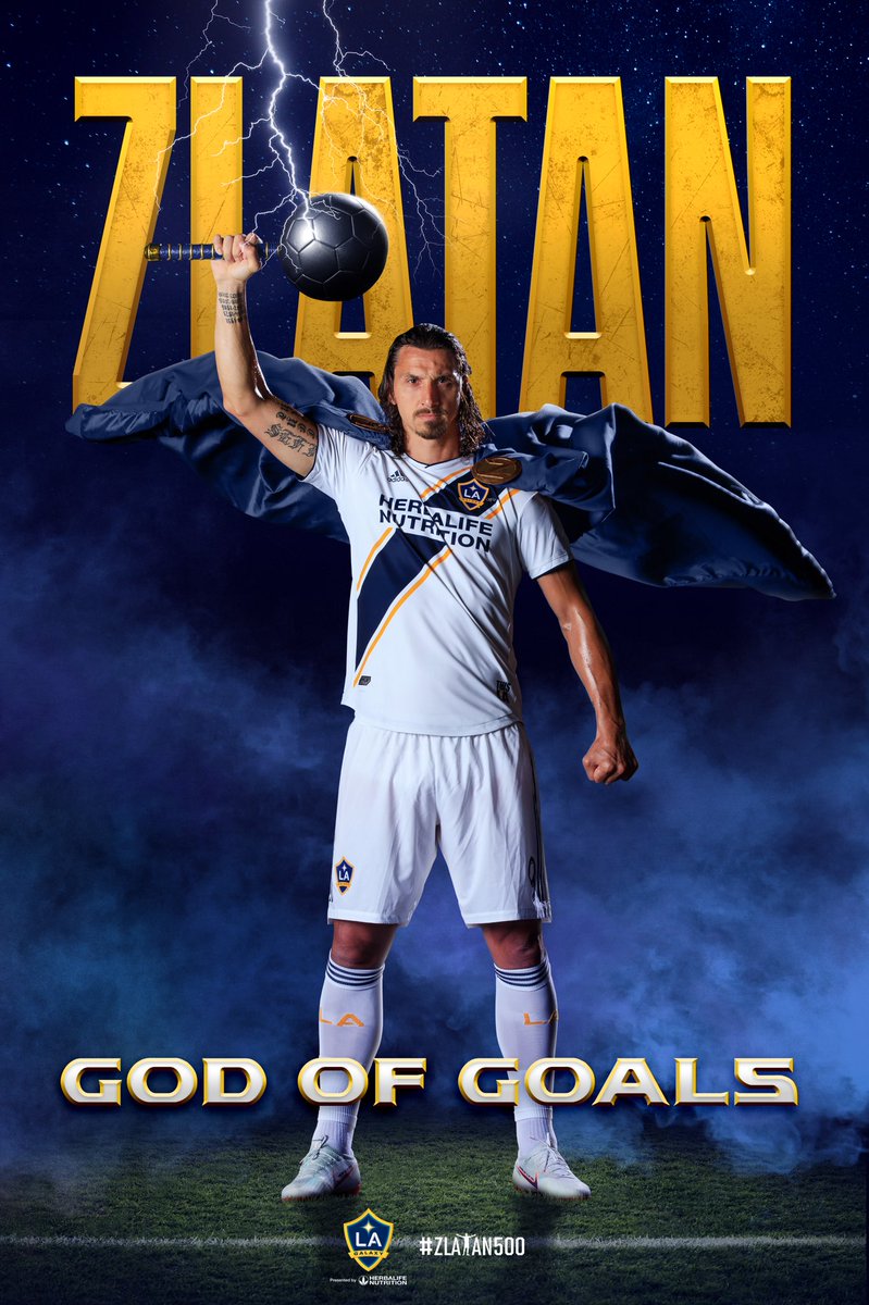 God of Goals. #Zlatan500