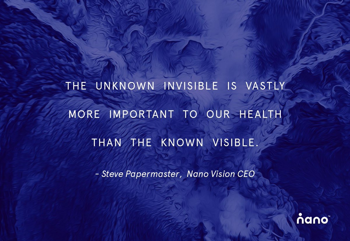 Understanding life at the nanoscale is critical to advancing human health.
Learn more at nanovision.com
#nanovision #globalhealth #nanoscale