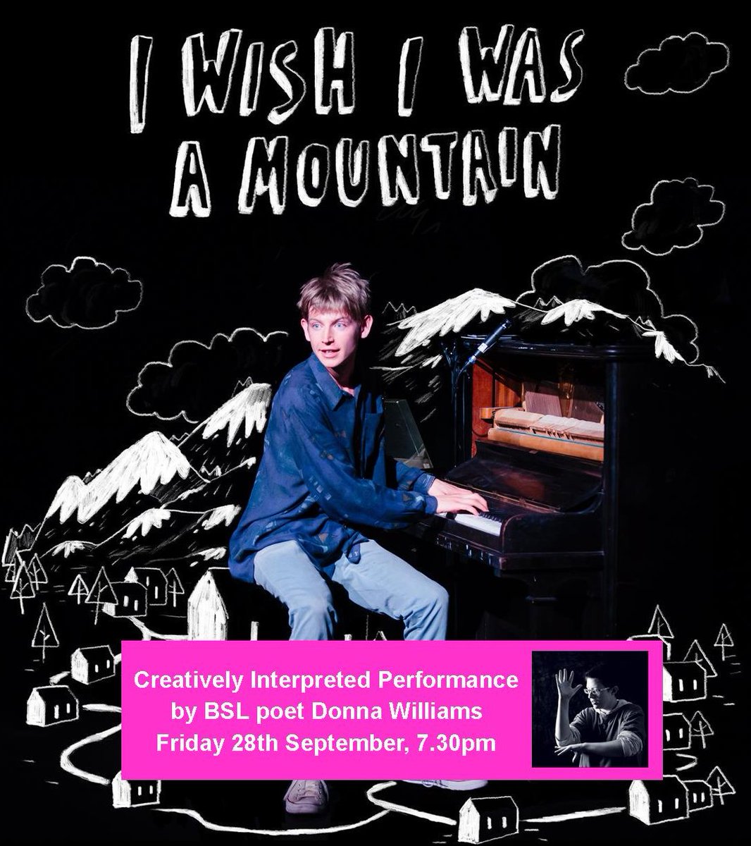 I'm impossibly excited to be performing my one man philosophy jazz fairytale extravaganza I Wish I Was A Mountain, directed by the wonderful @leelyford , for a whole week at <a href="/theeggbath/">the egg theatre</a>. September 21-30.

Tickets - bit.ly/2NLso9Z 

Suitable for ages 7 - 70.