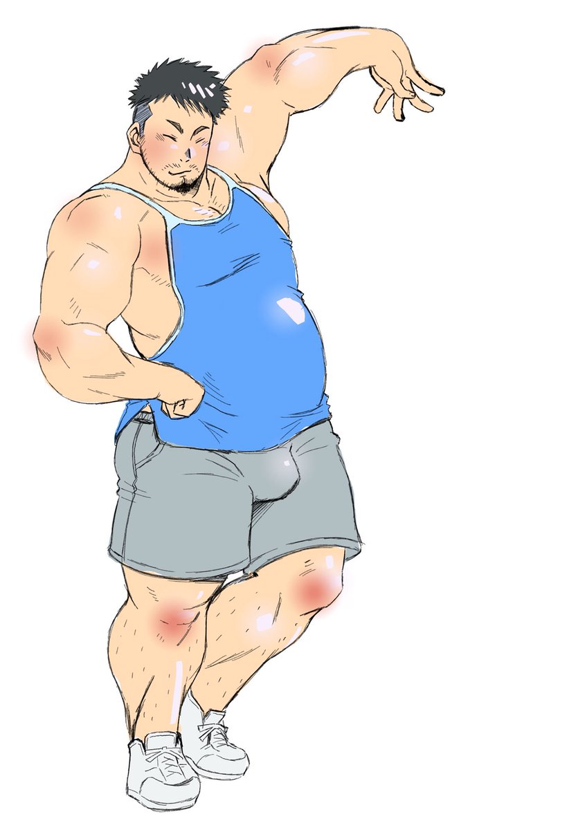 山王丸 裸雄造 イラストと同じポーズで撮ってみました Dmという文化を知った 送られてきた事が無いぞ 解答ポーズのクセがすごい