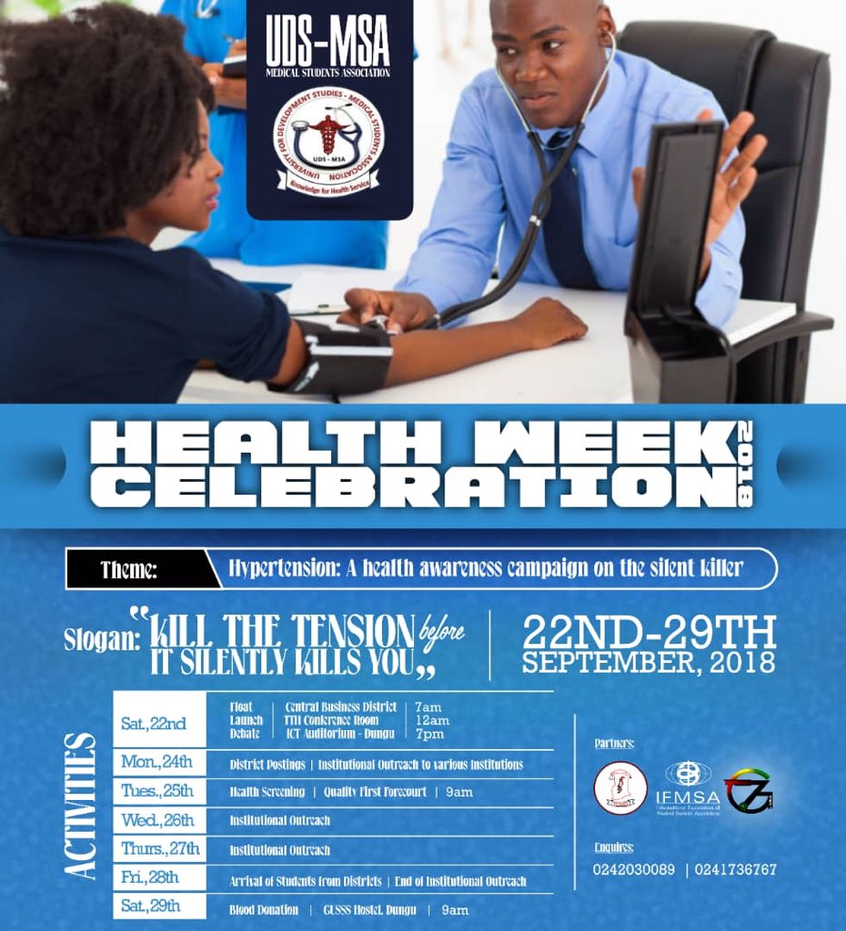udsmsagh's tweet photo. #HealthWeek2018 Next week ππ½πΊπΎ https://t.co/vg1cR5da00