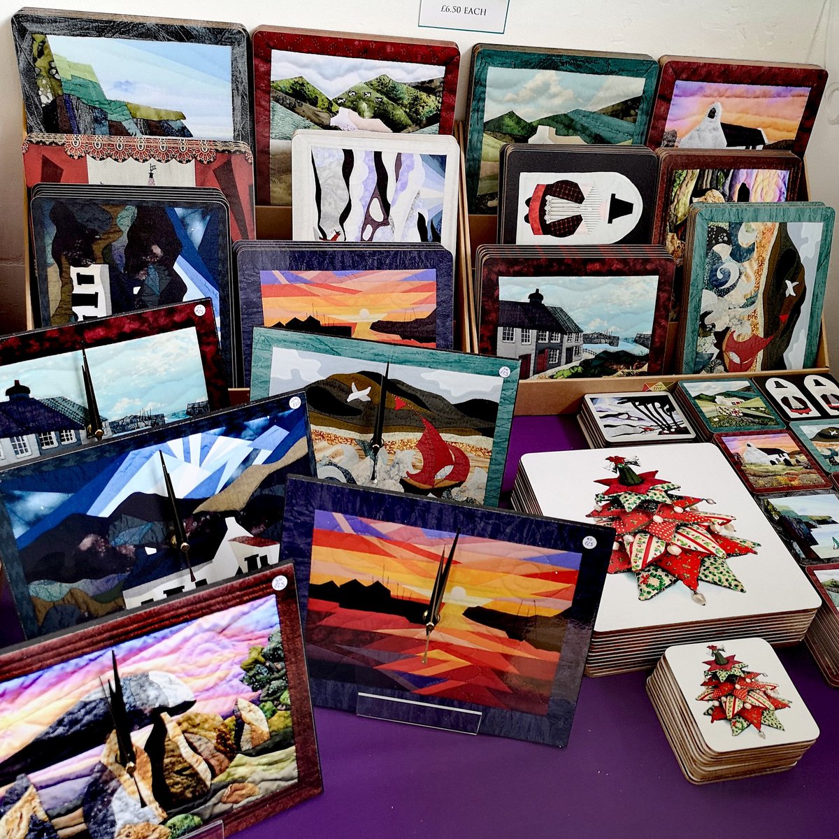 quiltedpatchco's tweet image. All set up for another week at the Corn Exchange in @Guildhallteifi, Cardigan. 

Once again, lots of lovely things on offer from a number of different crafters from @crafters_cwtch
#thequiltedpatchco