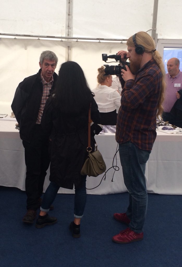 Brilliant day at <a href="/DalzielLtd/">Dalziel</a> Butchers Show in #Chorley. Great mini butcher’s blocks being showcased by <a href="/rowandsons/">Row & Sons</a> and interesting talk with @NfmftInfo