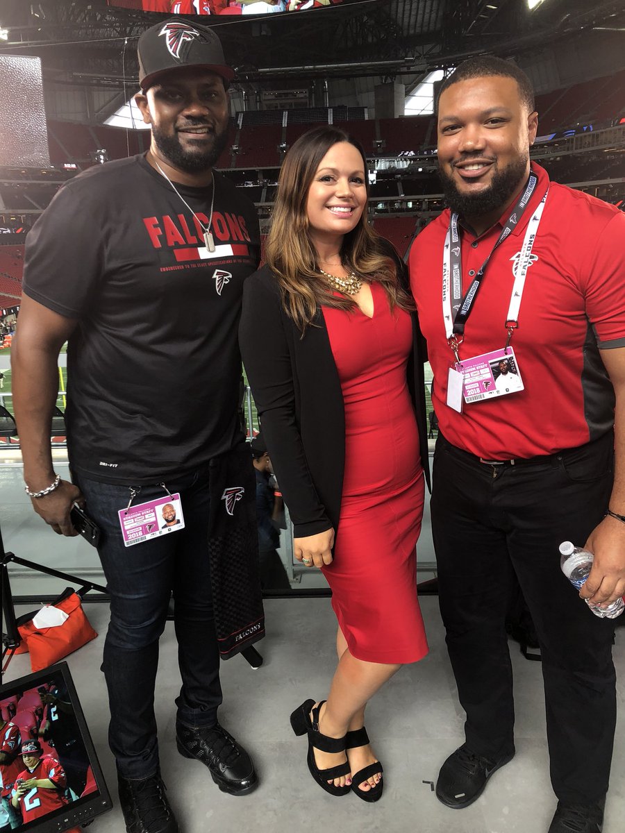 Good to be back at The Benz #pregameshow a wrap #GoFalcons