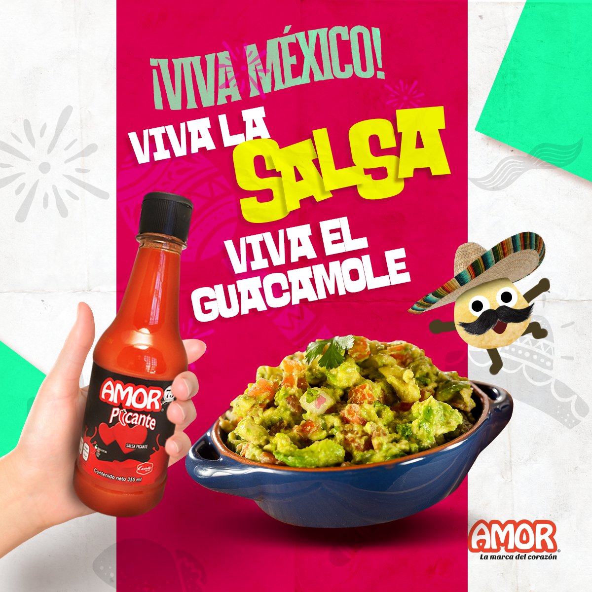salsaamorSC's tweet photo. Celebrando con Amor 🇲🇽🥑🎉
#VivaMéxico #ConAmorAMéxico #16deseptiembre #DíaDeLaIndependencia #DíaNacionalDelGuacamole https://t.co/bP50V4qOc6