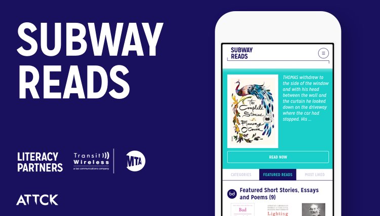 attck's tweet photo. Thank you @webguruawards for naming #SubwayReads todays #GuruOfTheDay ๐๐ผ
https://t.co/IEuP9pLuWk
@LitPartners #WebGuruAwards #SOTD #WebDesign #WebDevelopment https://t.co/GoyJS2cZko