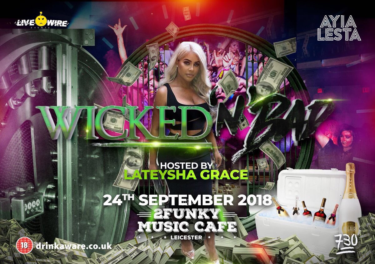 livewirevents's tweet photo. Good afternoon all #Ayialesta attendees 🤪☀️ 

6 more sleeps before the INSANE week of #Ayialesta begins 

Over 500+ #WickedNBad tickets SOLD 

Hosted by the beautiful @LateyshaGrace 😍🍑

Less than 60 tickets remaining on sale 

https://t.co/GBU6aLAVNQ https://t.co/mGcN5zCklr