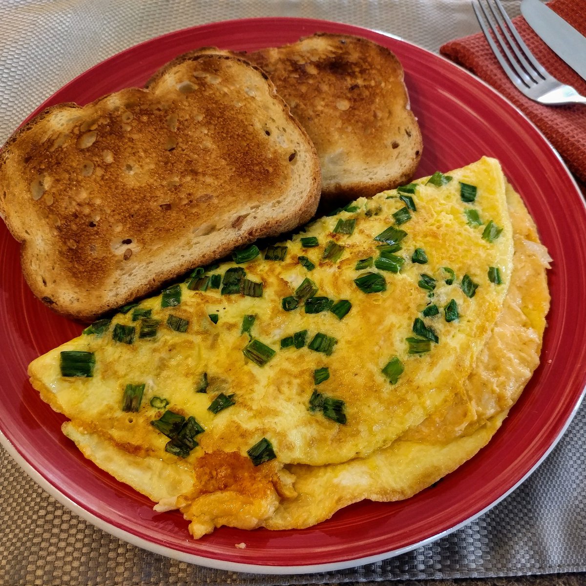 Cheese And Onion Omelette