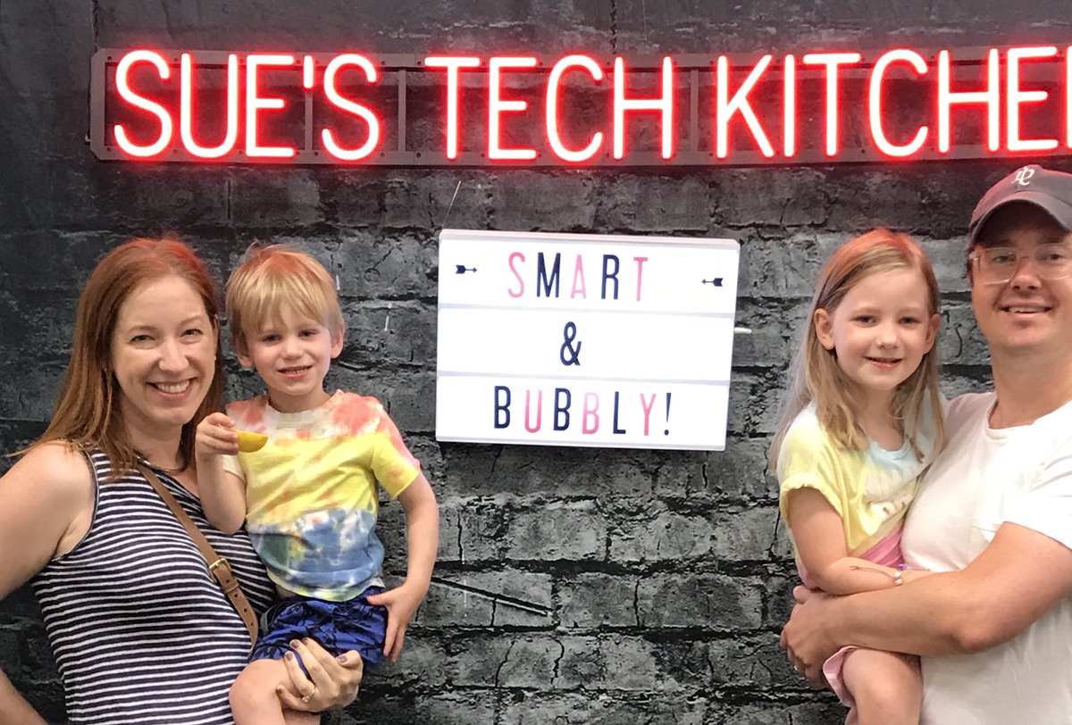 Kids loved @suestechkitchen today. Thanks for coming to ATL @randizuckerberg !