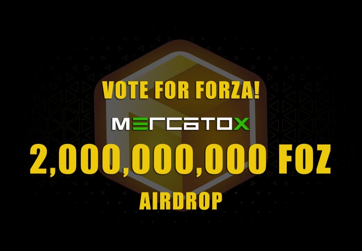 ForzaFoz's tweet photo. MERCATOX AIRDROP VOTING - 
Forza [ FOZ ]
Get 200.000 FOZ 

Retweet this,
Like, Share and tag 5 friends 
then fill up the form : https://t.co/cQwE0lm95k https://t.co/m1KgNNBuyy