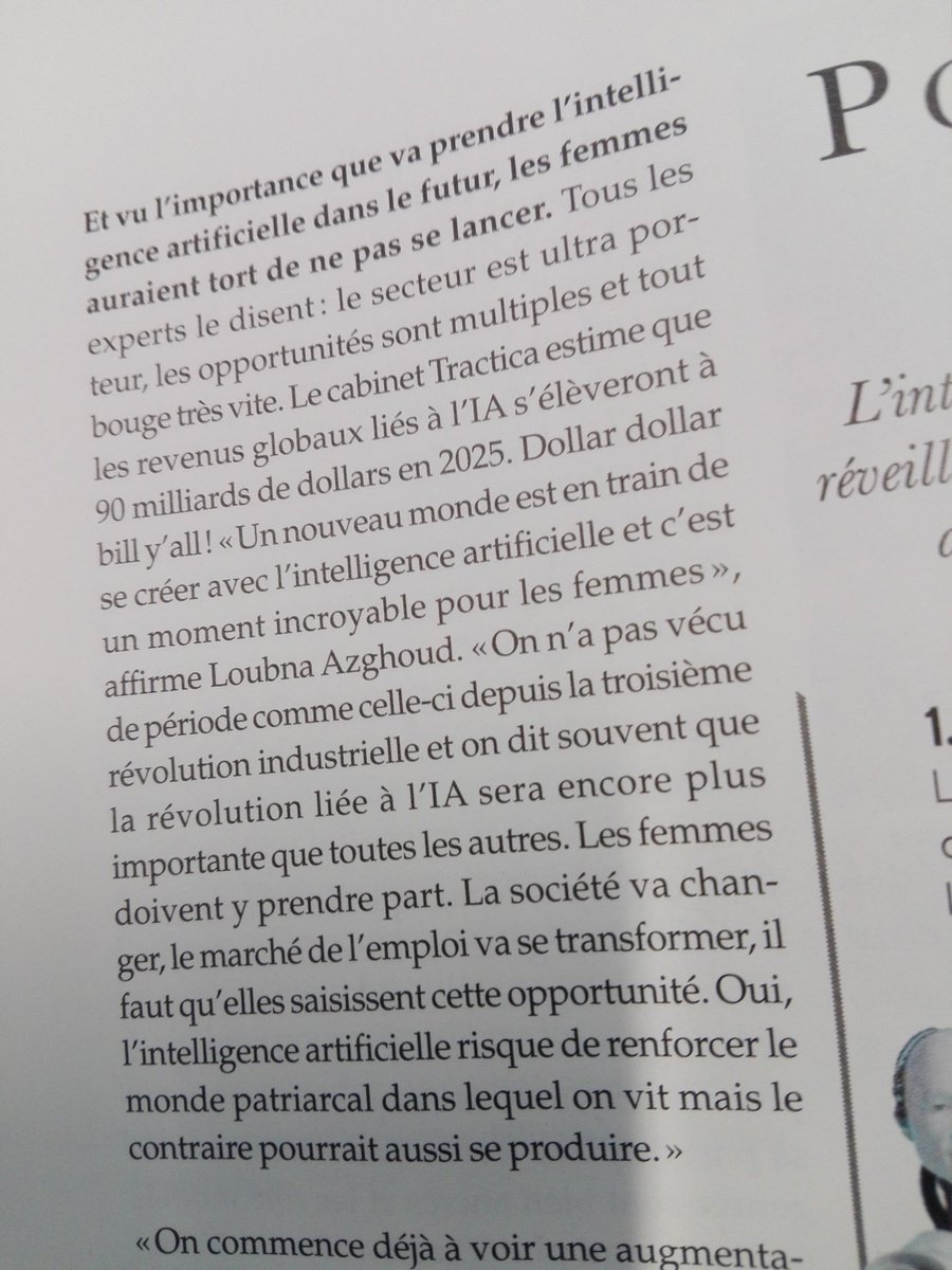 louasgood's tweet photo. Super dossier sur l Innovation et l #AI dans le @ELLEBelgique de septembre. Merci pour l interveiw😊 ou comt démystifier ce secteur auprès du public féminin. #WomeninTech #TimesUpGoDigital https://t.co/jW31hwicZi
