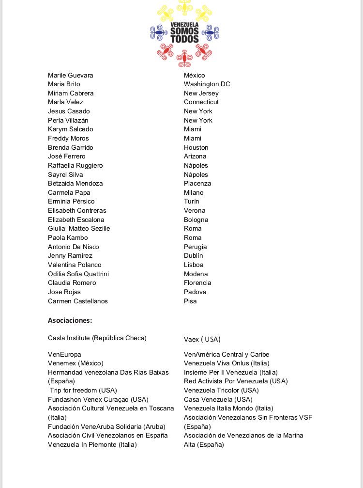 vstmundo's tweet photo. Carta abierta de la Plataforma “Venezuela Somos Todos” al Grupo de Lima
#venezuela #venezuelasomostodos #vst #grupodelima https://t.co/tadCxzveea