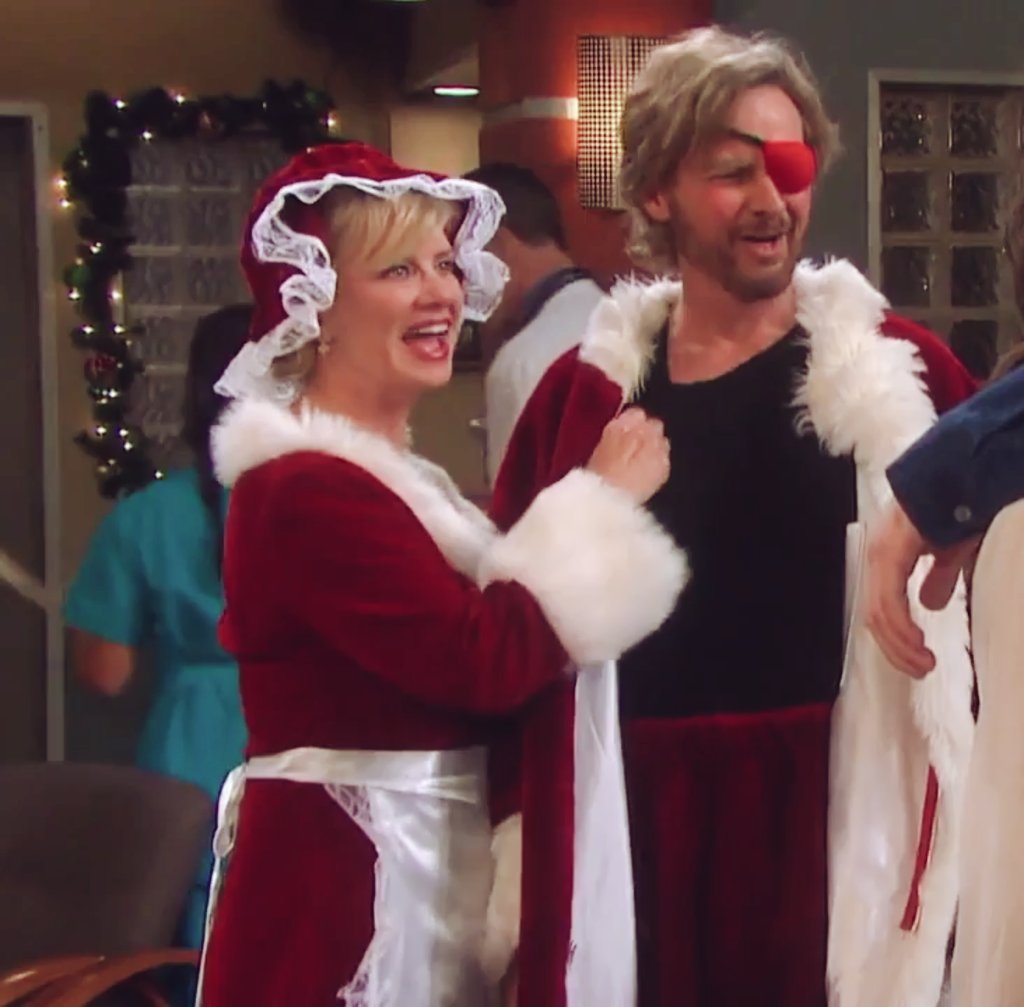 nokaroline's tweet image. I miss seeing these two bringing some sweet and flirtatious humour and joy to my TV screen. Nobody does it better. These two are desperately needed on #days #bringpatchback #stayla @marybeth_evans1 @officialnichols @carlivatiron