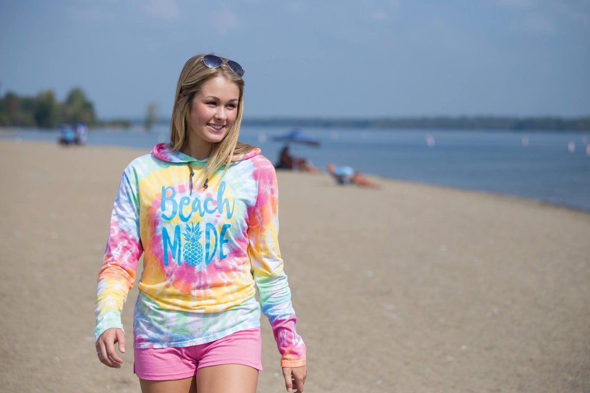 Dyenomite_'s tweet photo. Looking for a great fall canvas? Check out our multi-spiral #tiedye hooded tee! #screenprint #screenprinting https://t.co/IFDVQsC0s5