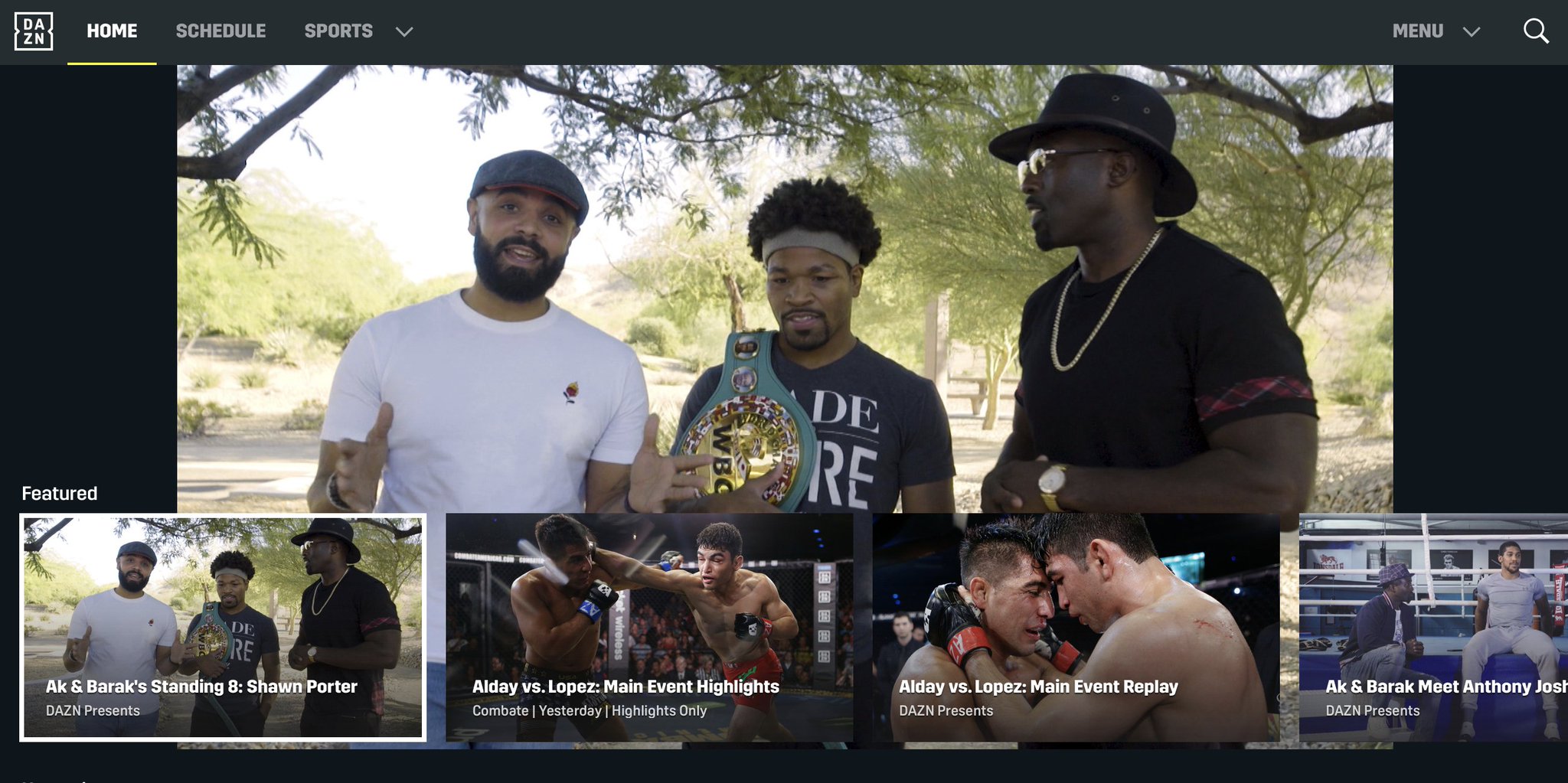 DAZN USA on Twitter "Start your onemonth freetrial of DAZN🇺🇸 today and explore hours of