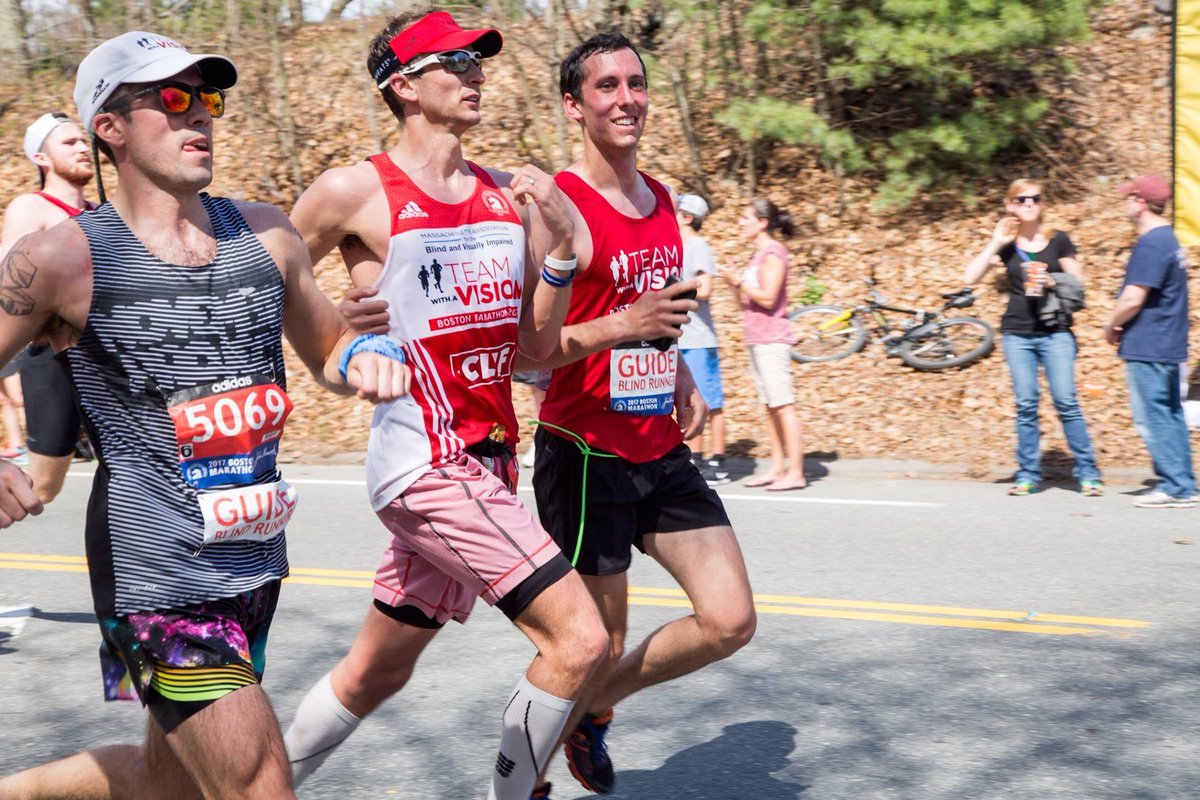 TeamWithAVision's tweet photo. Not only does he crush the #bostonmarathon, but @AaronScheidies just placed 2nd at the ITU @worldtriathlon Championships! #athleteswithdisabilities #crushingit #RunGuideRepeat #adaptivesports https://t.co/A5YUPeCqa5