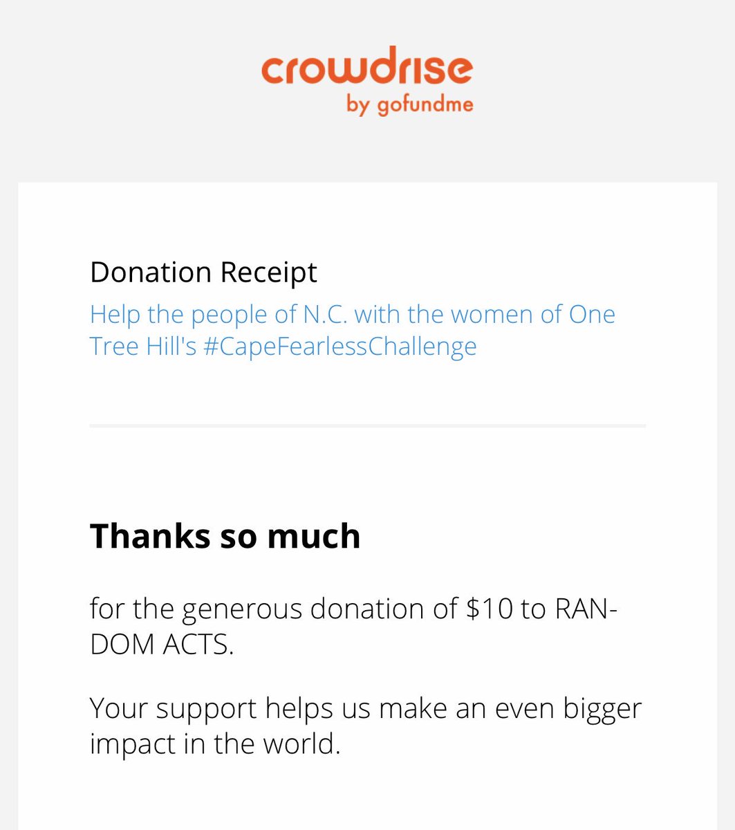halseyftpeyton's tweet image. just donated a little something, it’s not much but i wanted to help cuz wilmington and oth will always have a special place in my heart.❤️ #CapeFearlessChallenge @HilarieBurton @BethanyJoyLenz @ThisIsLafferty @ChadMMurray @katevoegele @TheRealShantel @SophiaBush @antwon_tanner