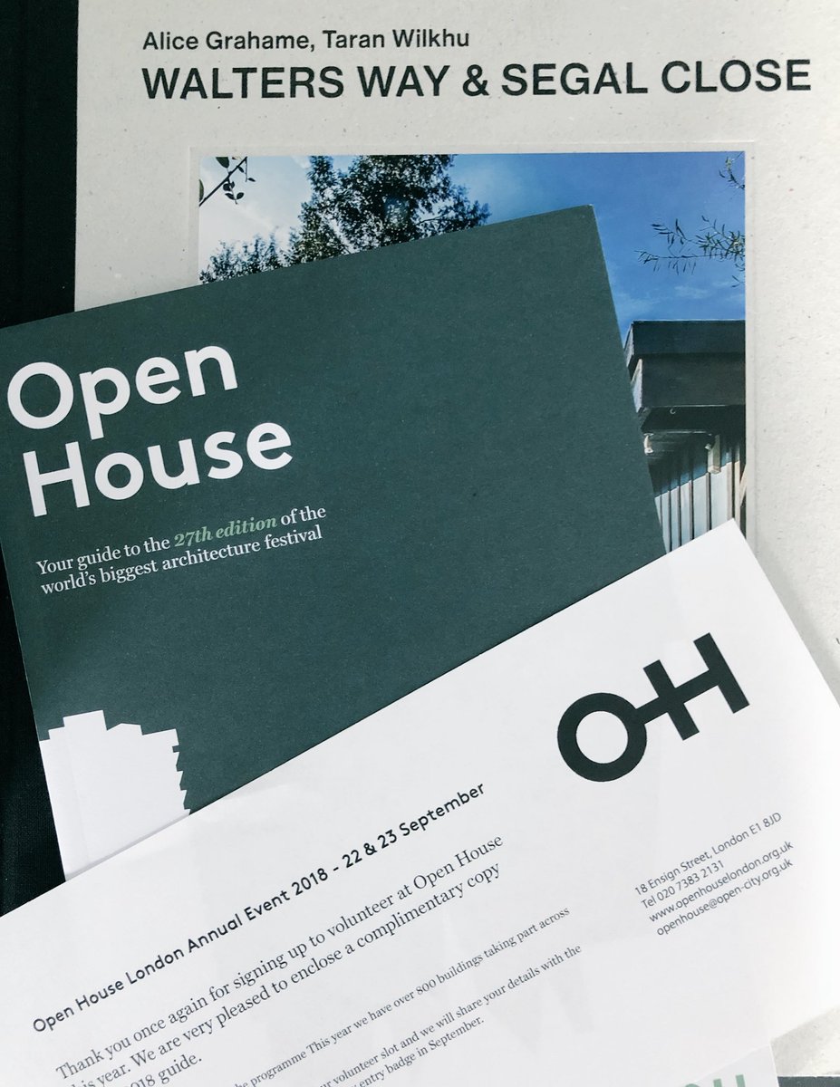 Open House London is the capital's largest annual festival of architecture &amp; design. Dozens of buildings will be open across #Westminster including #10DowningStreet.

22 &amp; 23 September  2018

Free entry to London's best buildings.

<a href="/openhouselondon/">Open House Festival</a>
openhouselondon.org.uk