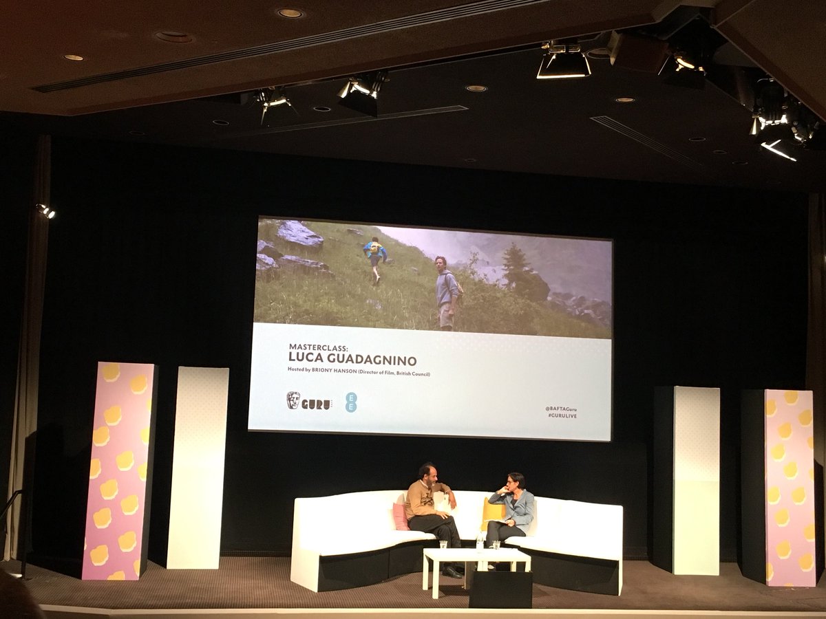 AngelZEditing's tweet image. Very inspiring talk at #gurulive at Bafta #lucaguadagnino #callmebyyourname