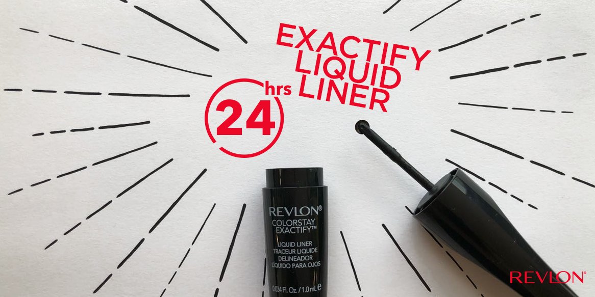 REVLONMexico's tweet image. Logra ese delineado que has visto en tutoriales con nuestro #Exactify, gracias a su aplicador podrás lograr cualquier estilo. 😉👏🏼