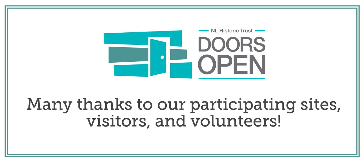 That's a wrap on Doors Open 2018! THANK YOU to our participating sites, visitors, and volunteers.