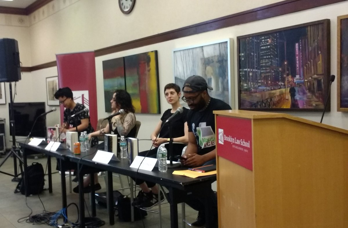 esc_key's tweet photo. Finally found a panel I wanted to see! Fiercely Stunning Fantasy! @brownbookworm #BKBF #bkbf18 https://t.co/PHvuIp7V8R