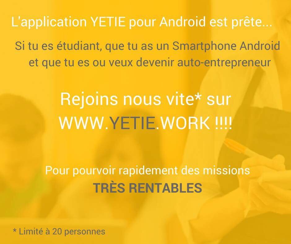 WorkYetie's tweet photo. 📚C'est la rentrée ! 
Une pause entre deux cours ? Besoin d'argent rapidement ? 
��Rejoins-nous sur https://t.co/bYRbKGAhaX et trouve des missions rapidement près de ta fac! https://t.co/8OvHDR3KLG