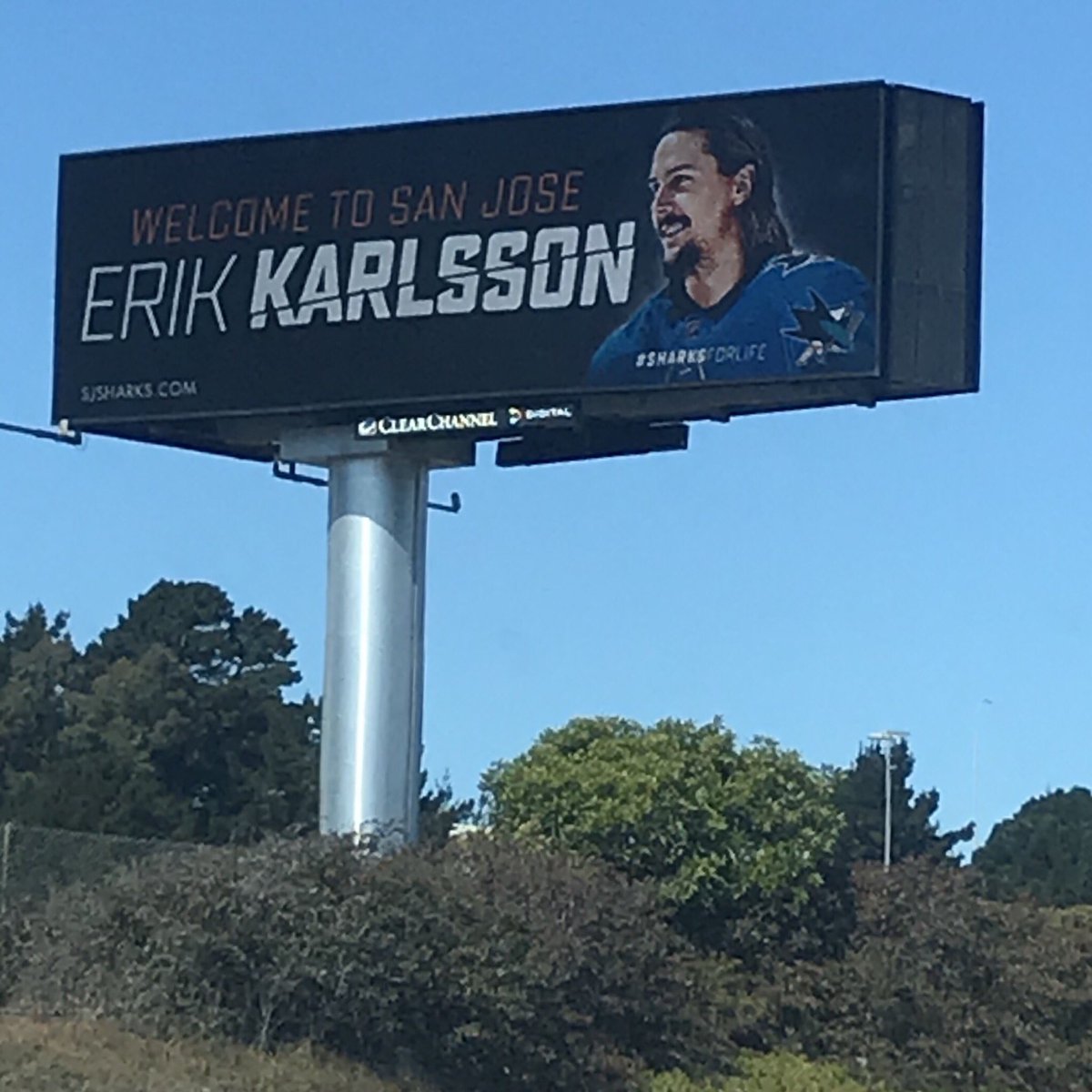 sjsharkie's tweet photo. Have you seen these around the Bay Area? I am so excited! #SJSHARKS https://t.co/RzKvLqlxcO